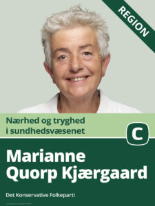 Marianne Quorp Kjærgaard - Valgplakat 2025