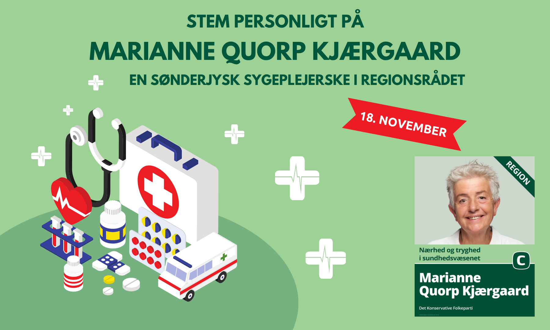Stem personligt på Marianne Quorp Kjærgaard